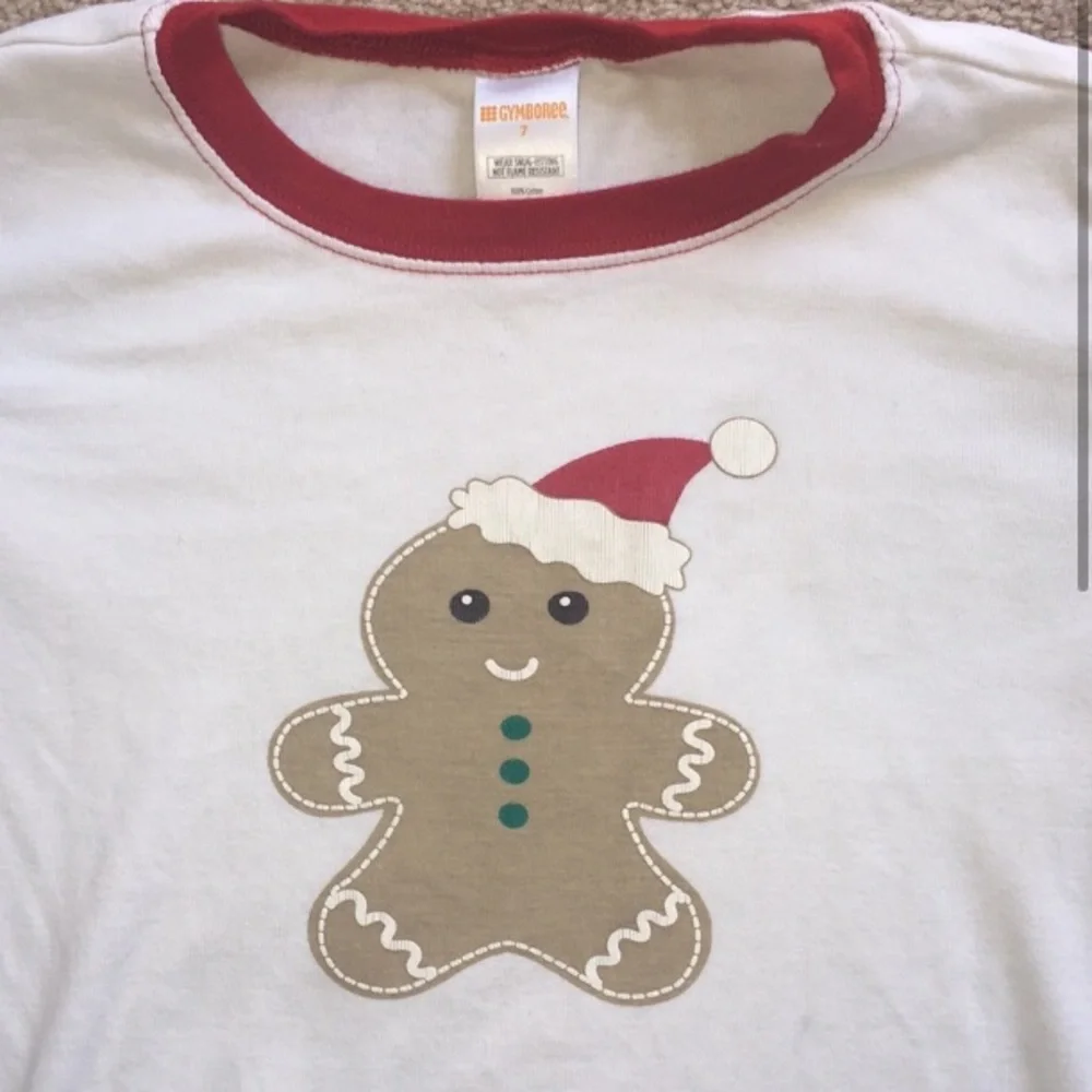 Gymboree boy’s long sleeve snowman Tshirt size 7